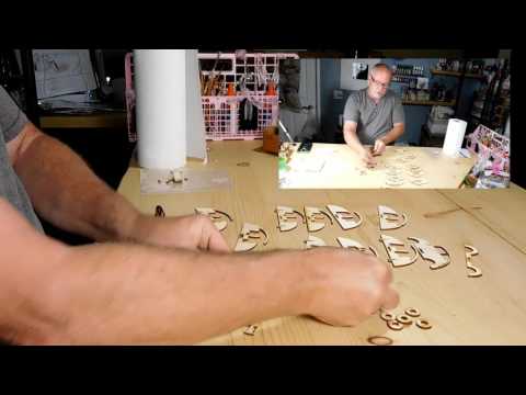 Mini Bug Wood Puzzle Assembly Video LazerModels