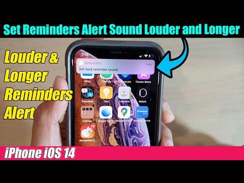 iPhone iOS 14: How to Set Louder and Longer Reminders Alert Sound