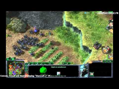 Conrad, Tensai et Nambi sur Starcraft 2