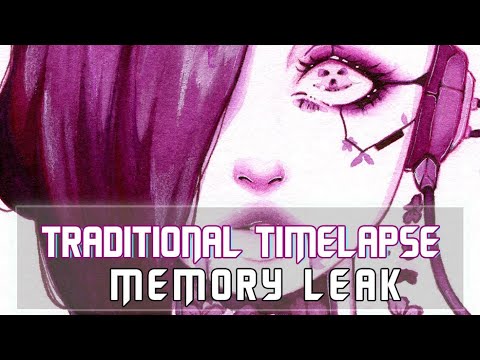 MEMORY LEAK - Traditional Art Timelapse