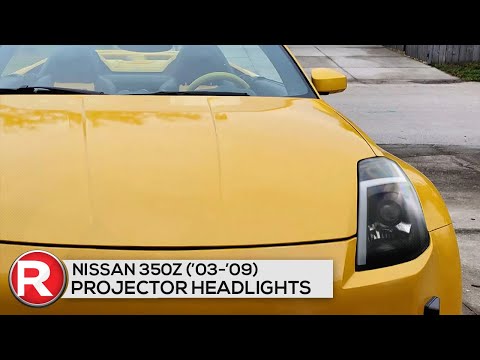 Demo: Spec-D Projector Headlights Nissan 350Z w/ HID (03-09) Switchback Sequential Animated LED Bar