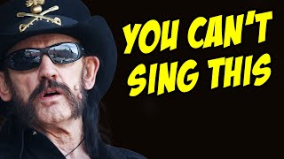 6 IMPOSSIBLE Lemmy vocal lines - Motörhead