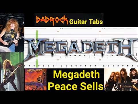 Peace Sells - Megadeth - Guitar + Bass TABS Lesson