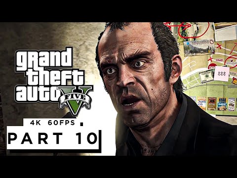 GRAND THEFT AUTO 5 Walkthrough Gameplay Part 10 - (PC 4K 60FPS) RTX 3090 MAX SETTINGS