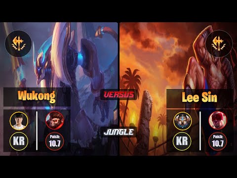 Haru WUKONG (Jungle) [Conqueror] VS LEE SIN - Challenger KR Patch 10.7