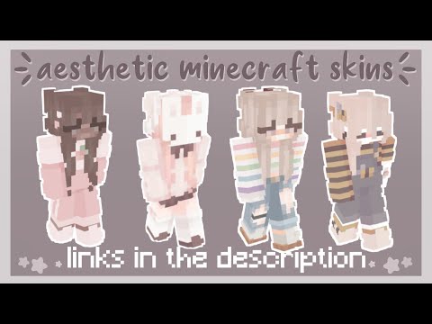 aesthetic minecraft skins for girls 🌷 | links in description