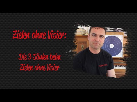 Zielen ohne Visier 1: Die drei Säulen beim Zielen mit einem Bogen ohne Visier