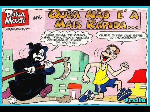 Dona Morte - Quem não é a mais rápida... gibis Quadrinhos Turma da Mônica