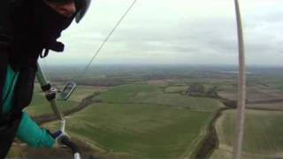 preview picture of video 'Hang gliding at Bo Peep Hill (Firle)'