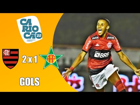 FLAMENGO 2 X 1 PORTUGUESA-RJ | CAMPEONATO CARIOCA | GOLS
