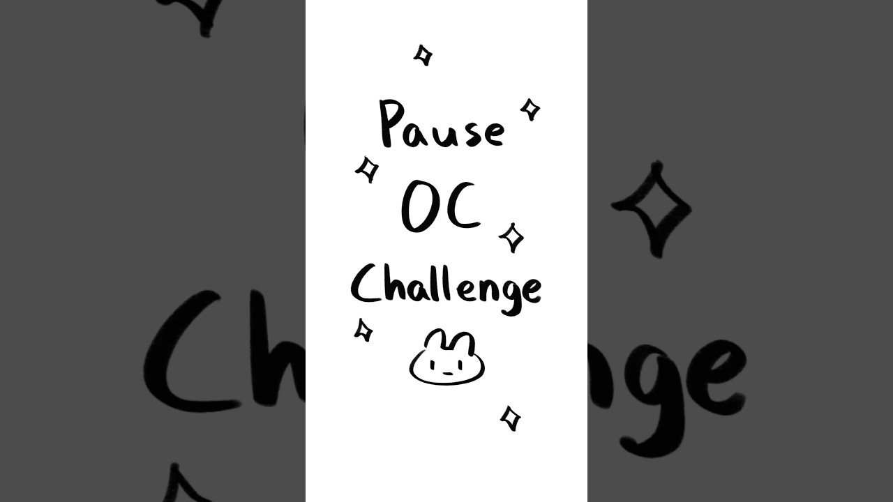 Pause OC Challenge #artchallenge #occhallenge