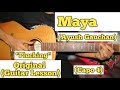 Maya - Ayush Gauchan | Guitar Lesson | Plucking | (Capo 4)