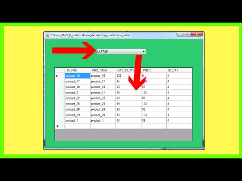 C# And MySQL - How To Search / Filter DataGridView Data Depending On Combobox Value [+ Source Code ] Video