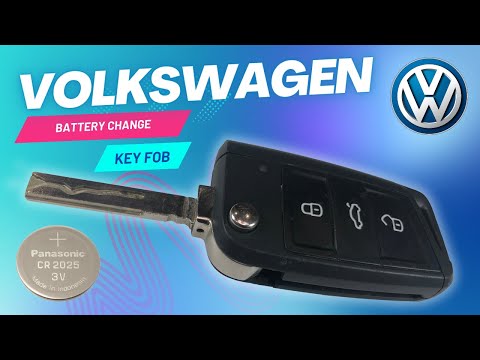 BEST and SAFE : How to change VW remote key battery - Volkswagen Golf Polo Passat Jetta Caddy MK7