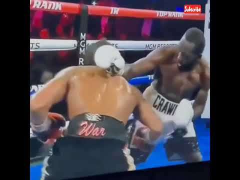 Terrence Crawford | Counter punches Knockdown #game #boxing #shorts  #entertainment