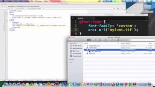 CSS/HTML Custom Fonts