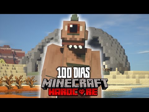EU PASSEI 100 DIAS EM UMA ERA MEDIEVAL NO MINECRAFT HARDCORE #4 - O MONSTRO DA GRUA