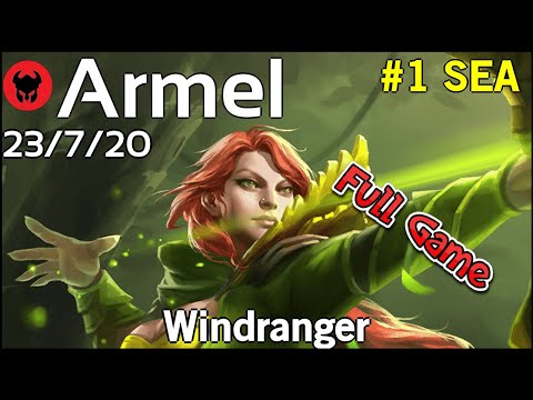 Armel [TNC] plays Windranger!!! Dota 2 Full Game 7.21