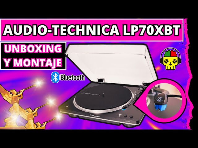 Vídeo relacionado con Audio-Technica AT-LP70XBT Giradiscos inalámbrico con tracción por correa totalmente automático (Negro/Plata)