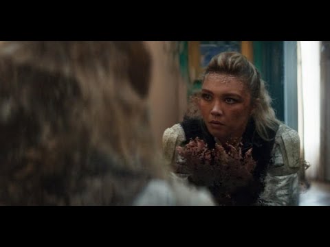 Yelena Romanoff turns into Dust. Thanos Snap Scene in Hawkeye 2021