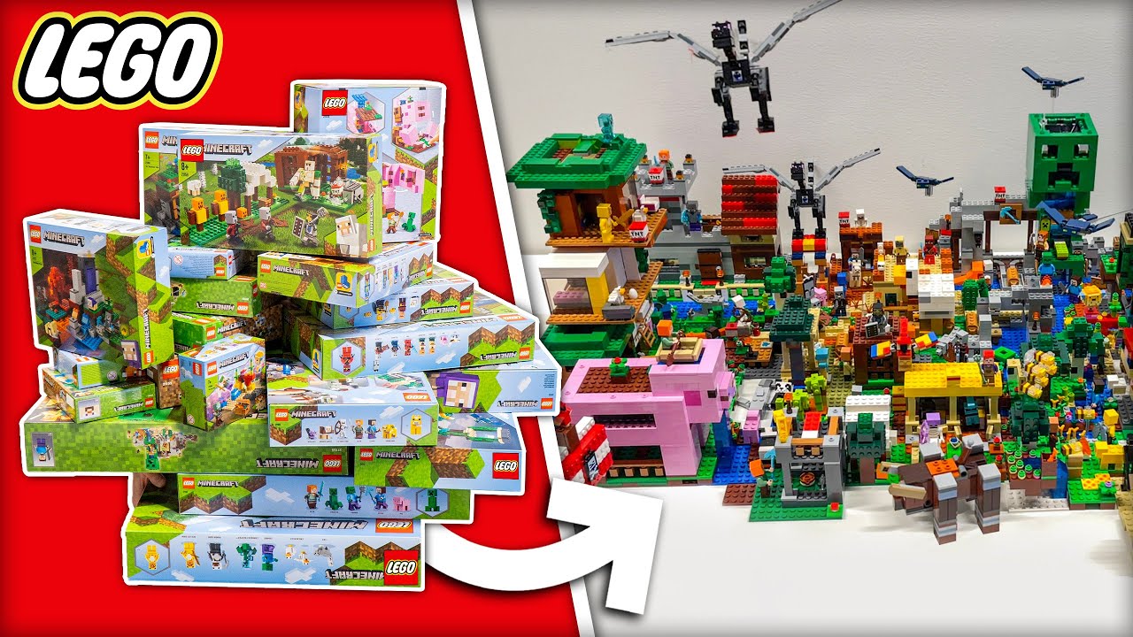 I Built EVERY Minecraft LEGO That Exists