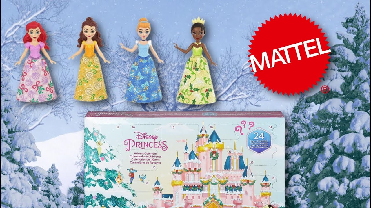 Disney Princess Small Doll & Accessories Advent Calendar Christmas Review / Unboxing