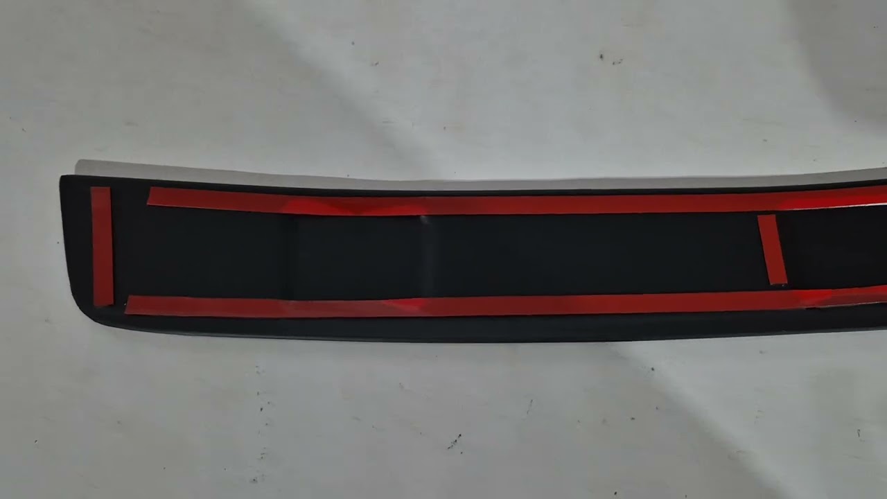 Накладка на задний бампер (SD, ABS, Esa) Video 1