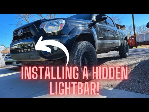 How To Install A HIDDEN Lightbar On A 2nd Gen (2005-2015) Tacoma