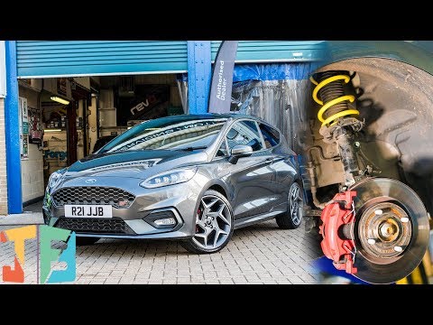 MK8 Fiesta ST - How To Install Lowering Springs 👇🏼 🚗👇🏼#slammed