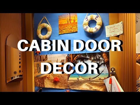 Carnival Splendor Cruise Ship Cabin Door Decorations