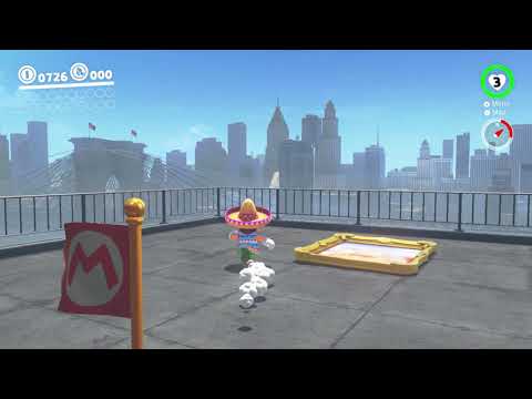 Super Mario Odyssey - Metro Kingdom Moon #51: Secret Path to New Donk City Moon
