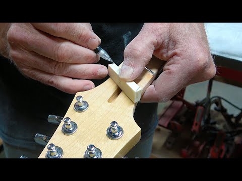 Making A Six String Multi Scale Guitar Making The Nut