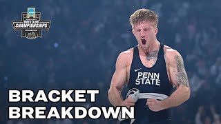 Breaking down the 2025 NCAA wrestling championship brackets
