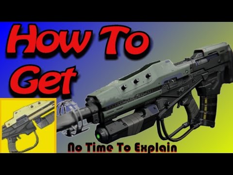 Exotic Pulse Rifle- 'No Time To Explain': Complete Quest Guide.
