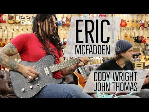 Eric McFadden with Cody Wright & John Thomas at Norman's Rare Guitars