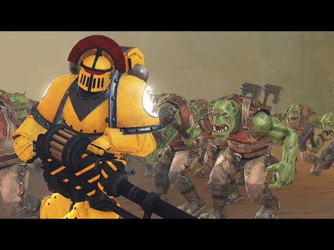 Pre-Heresy Autocannon vs 600+ Orks! - Augmented Mod | Warhammer 40K: Space Marine