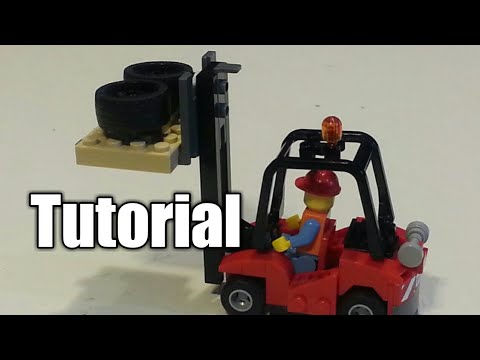 How to build a Lego forklift