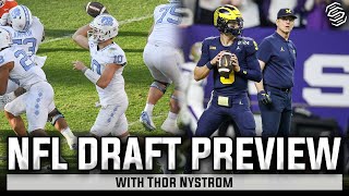 Exclusive NFL Draft Preview: J.J. McCarthy, Drake May and more with Thor Nystrom