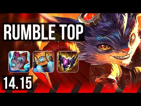 RUMBLE vs CASSIOPEIA (TOP) | 56k DMG, 900+ games | NA Diamond | 14.15