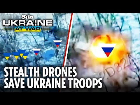 Moment Ukrainian drones WIPE OUT Russian troops attempting to capture comrades in Pokrovsk