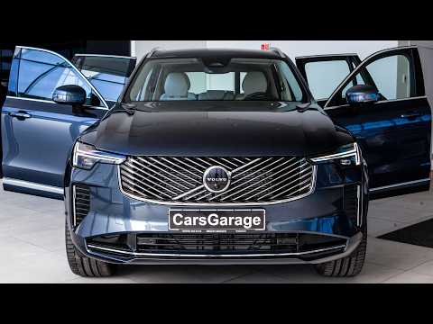 2025 Blue Volvo XC90 B5 AWD Plus Bright - Luxury SUV in Detail