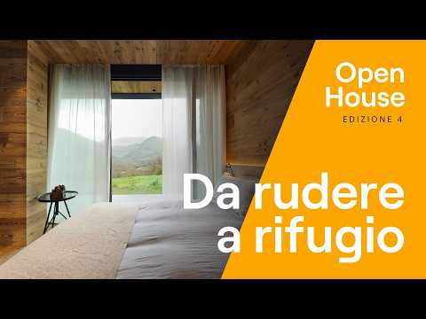 Da rudere a rifugio contemporaneo, un rustico su misura tra gli appennini #interiordesign
