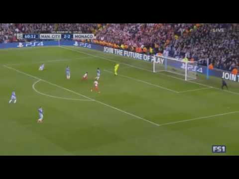 Radamel Falcao Second Goal Manchester City vs Monaco 2-3 Champions League 2017