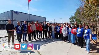 KEŞAN’DA TEKSTİL İŞÇİLERİNİN HAK ARAYIŞINA DESTEK