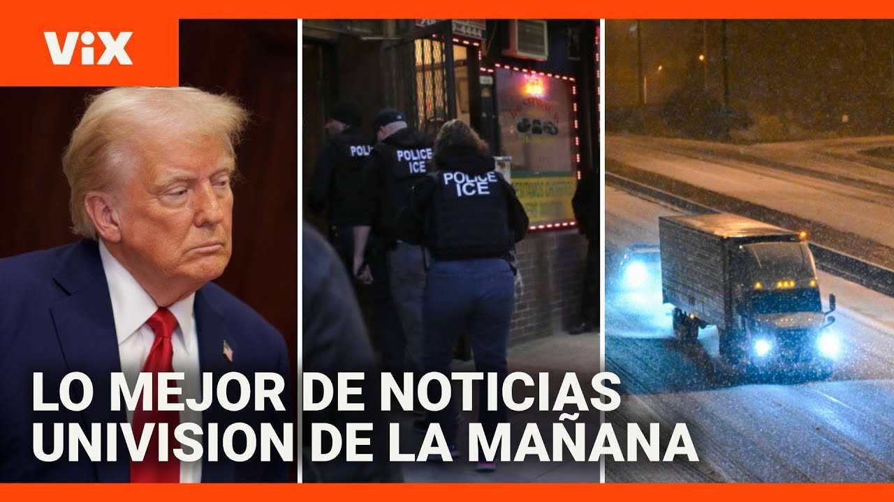 Lo mejor de Noticias Univision de la mañana | miércoles 22 de enero de 2025
