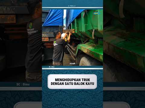 Cara menyalakan mesin truk saat aki soak