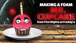 Making a Foam Mr Cupcake from FNAF