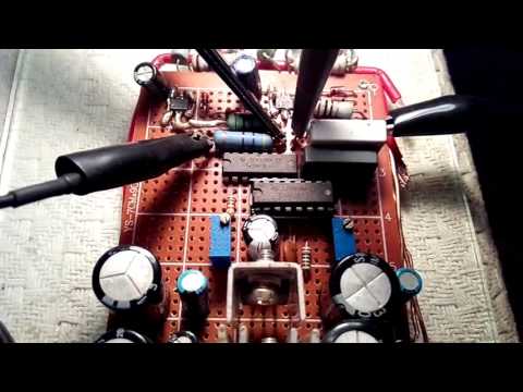 Testing Pinoytech's TL494 driver circuit.