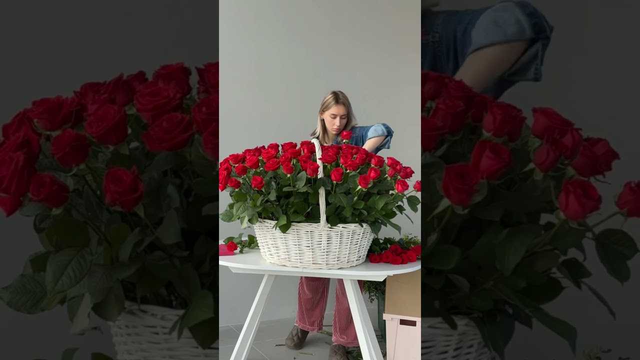 Huge 200 Rose Basket — Handmade in NYC | Same Day Flower Delivery