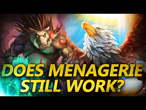 Does Menagerie Still Work? | Hearthstone Battlegrounds Gameplay | bofur_hs
